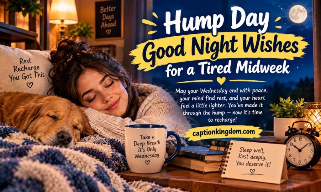 hump day good night wishes