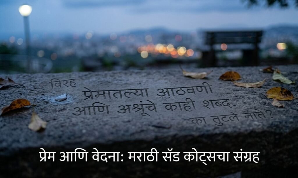 love Sad Quotes in Marathi