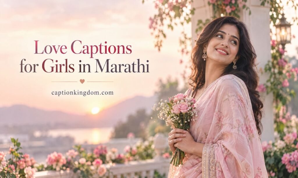 love caption for girls in marathi