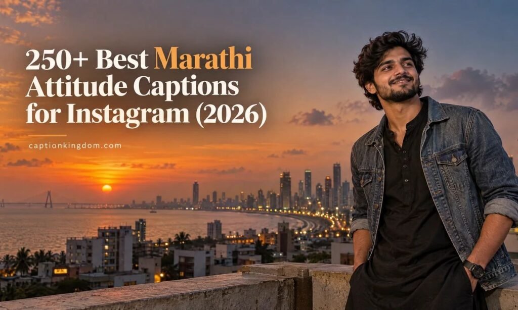 marathi attitude caption
