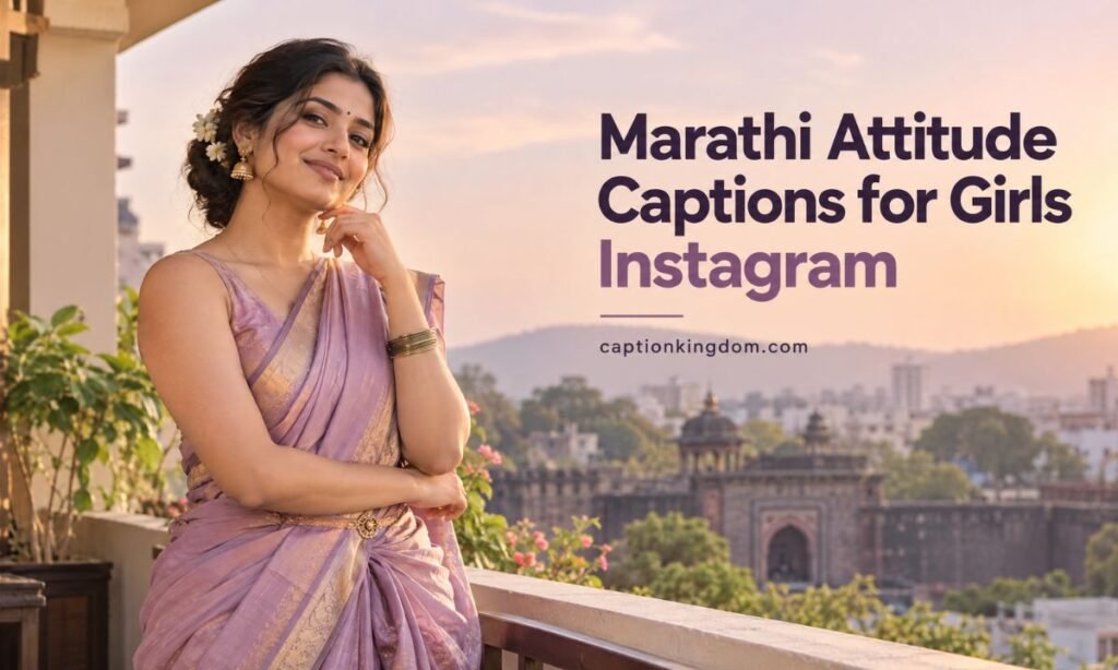 marathi attitude caption for girls