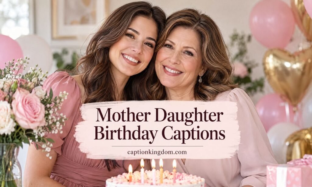 mother daughter birthday captions