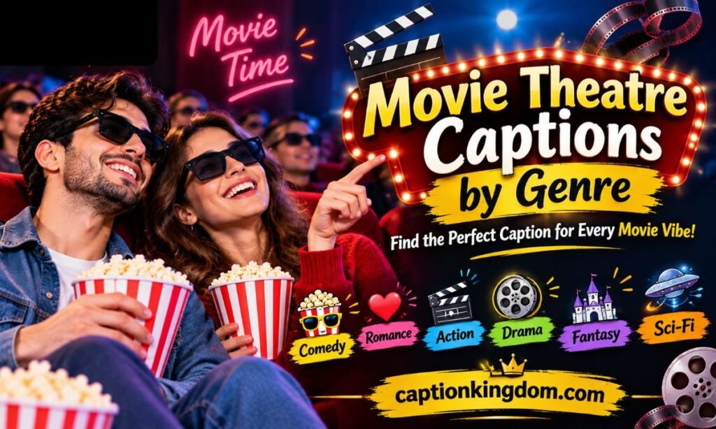 movie theatre caption by genre
