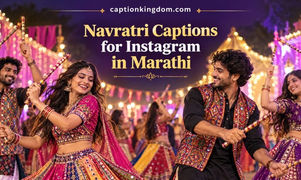 navratri caption for instagram