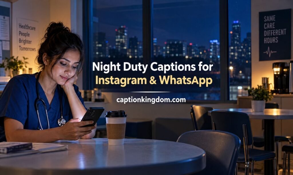night duty captions for instagram