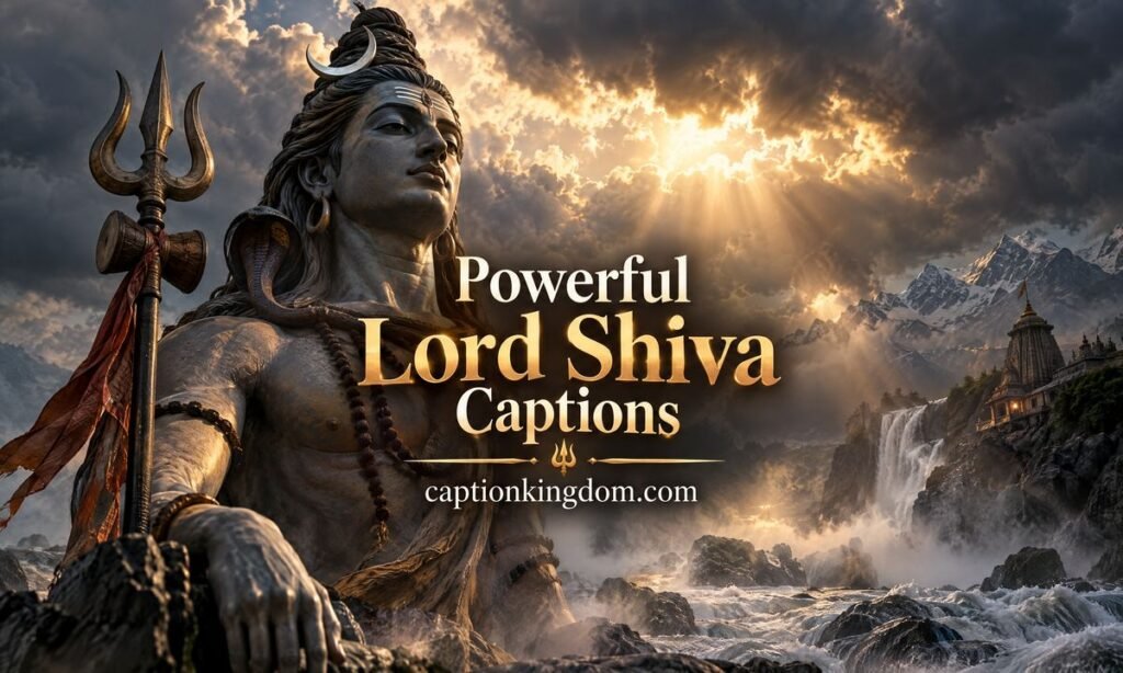 powerful lord shiva Captions