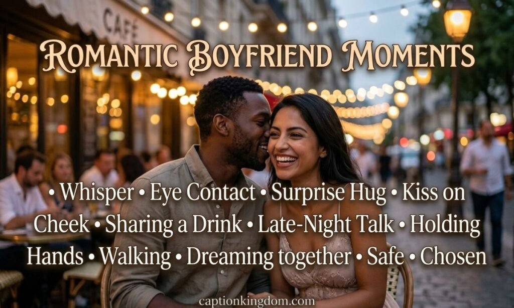 romantic boyfriend moment