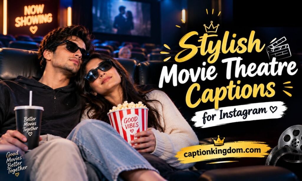 stylish movie theatre caption 
