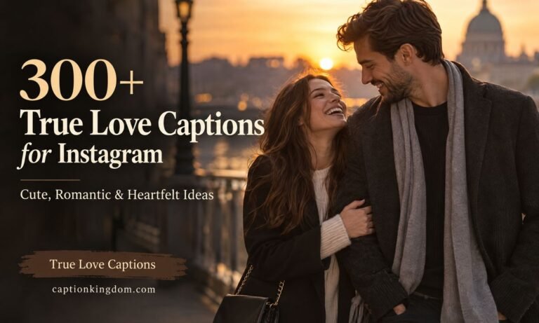 true love caption