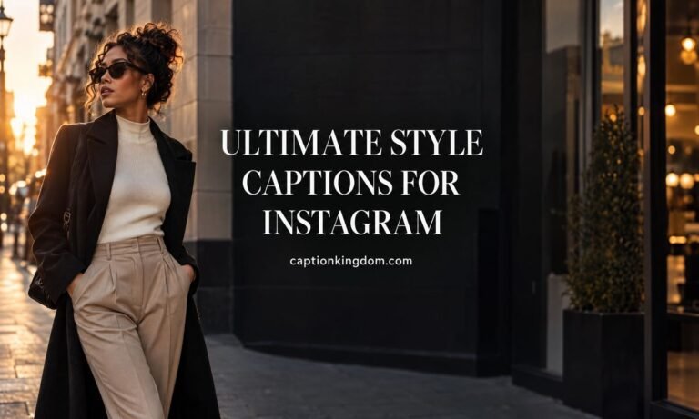 ultimate styl caption for instagram