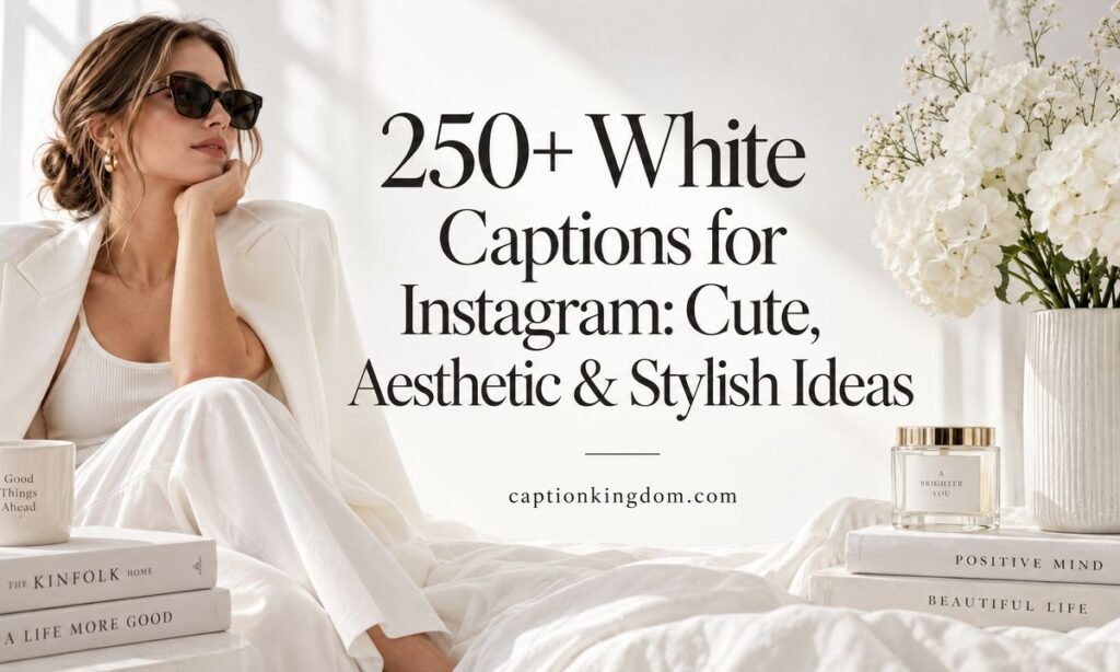 white captions for instagram